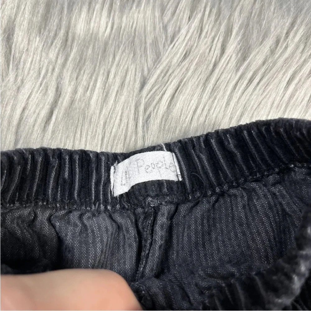 Vintage 90s Childrens Black Corduroy Pull On Pants